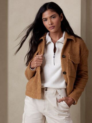 Sherpa Trucker Jacket | Banana Republic Factory