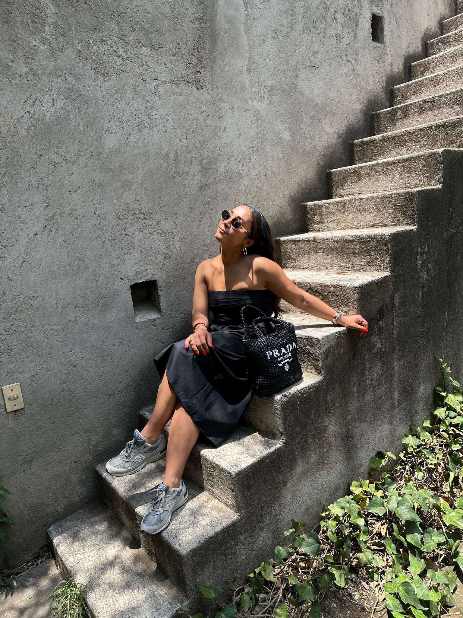 Abercrombie Summer dress and sneakers 