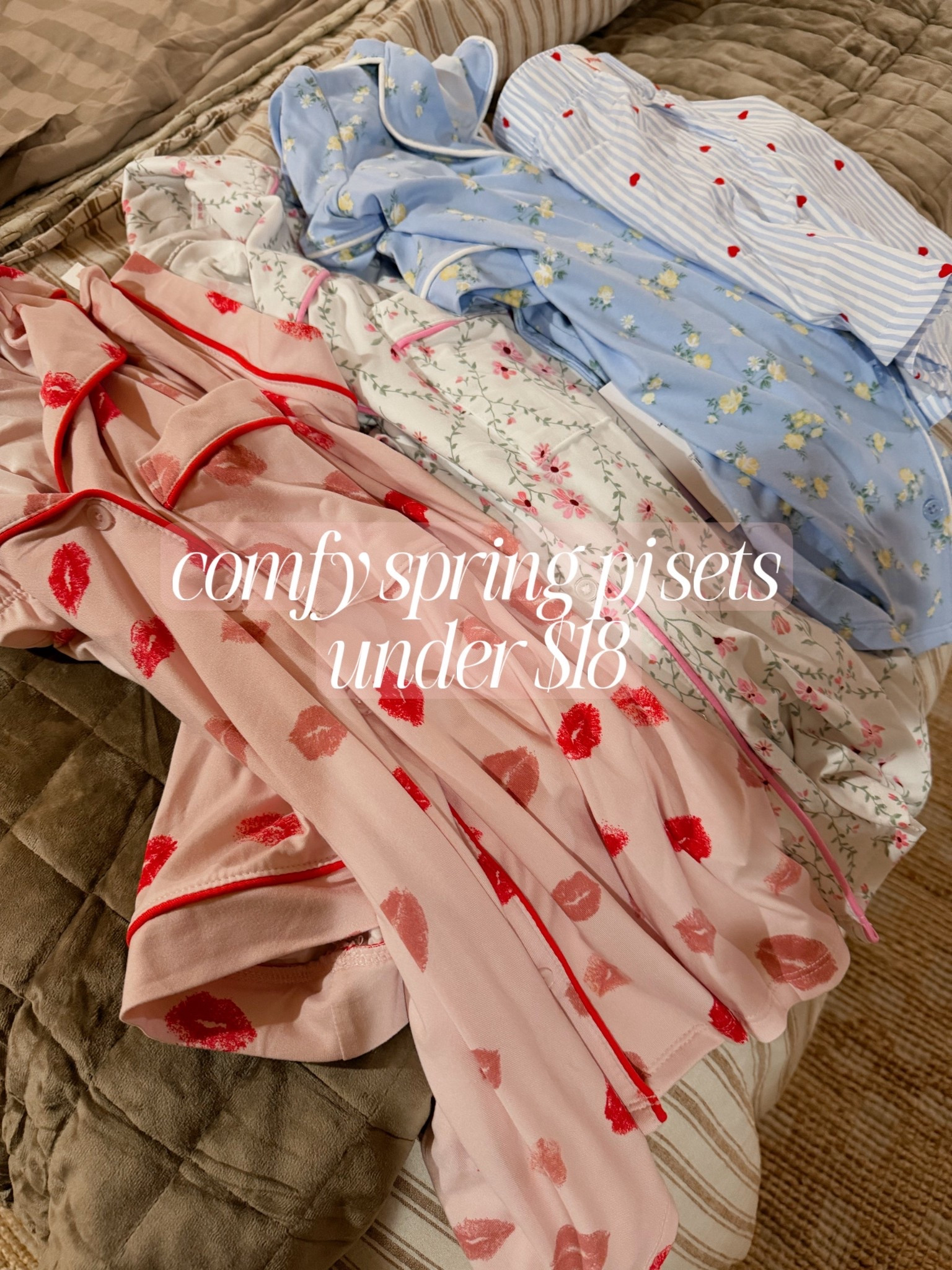 These are SO CUTE & cozy! & the price is incredible! I originally had mediums but the shorts were a bit big so a small! 🤎✨ they literally feel like butter! Would be a great gift as well 🫶🏼

Pajama sets / ootd / pjs / Walmart finds / Holley Gabrielle 

#LTKootd #LTKValentine