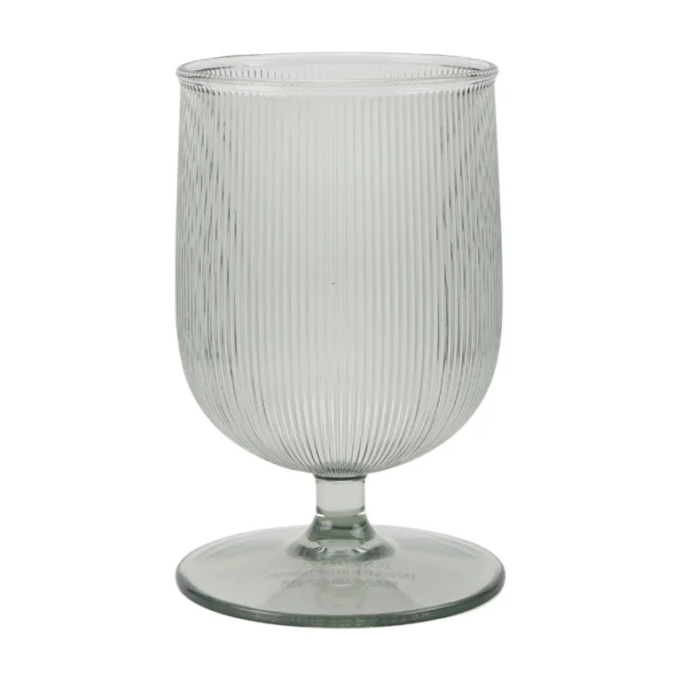 Better Homes and Gardens 12-Ounce Green Tritan Ribbed Goblet | Walmart (US)