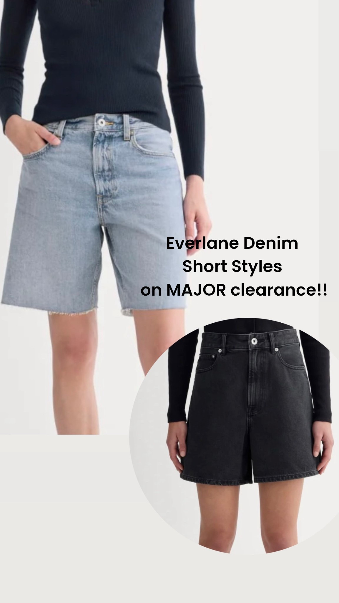 These two Everlane shorts are under $30 with an additional 20% off at checkout! 
.
#everlane

#LTKSaleAlert