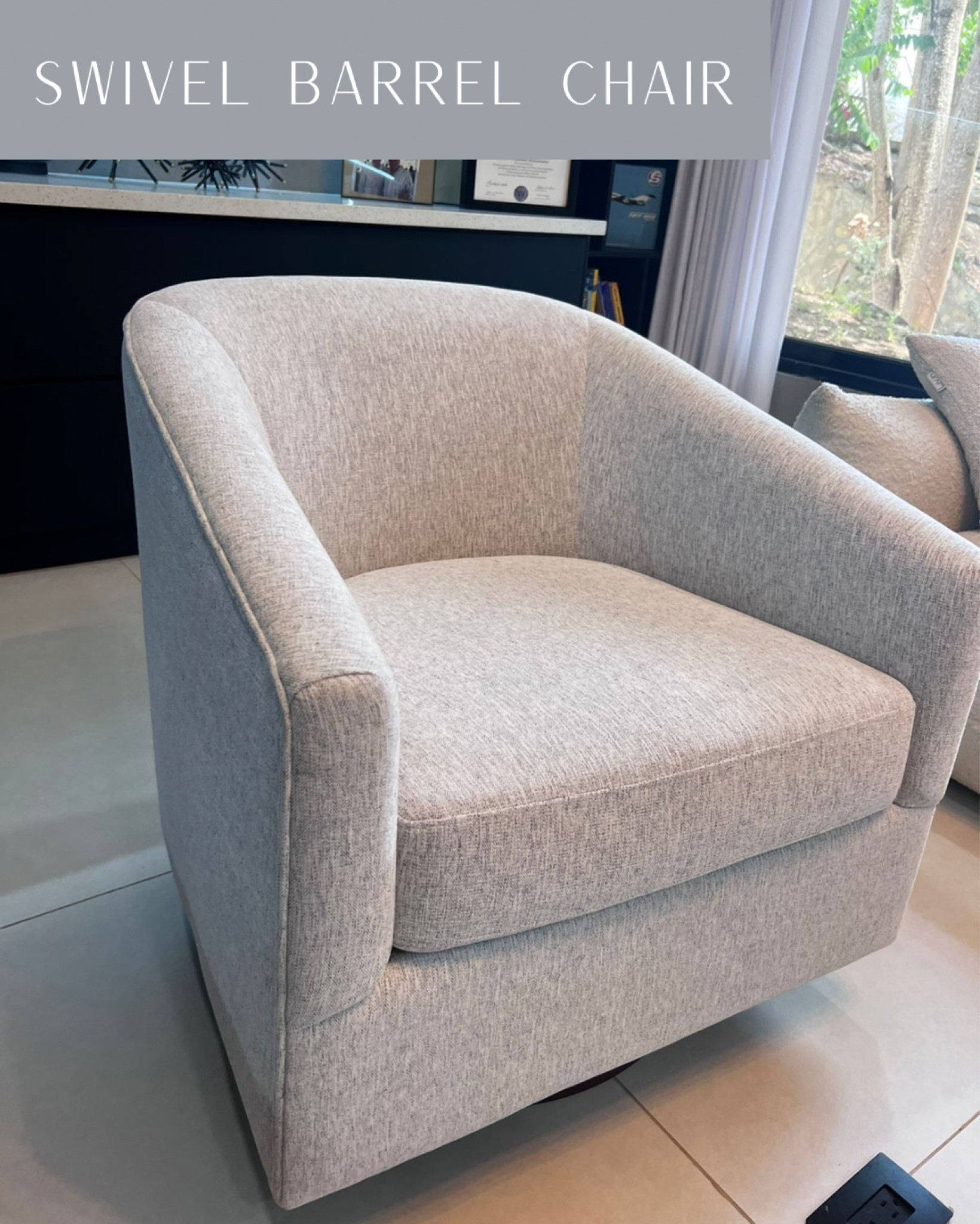 In love with this Wayfair barrel swivel chair🌟

Interested in our interior design? (jessicaderasinteriordesign.com) to schedule a 30 min free Discovery call! We’d love to design your home. Interested in our interior design? (jessicaderasinteriordesign.com) to schedule a 30 min free Discovery call! We’d love to design your home.

#LTKStyleTip #LTKHome #LTKFamily