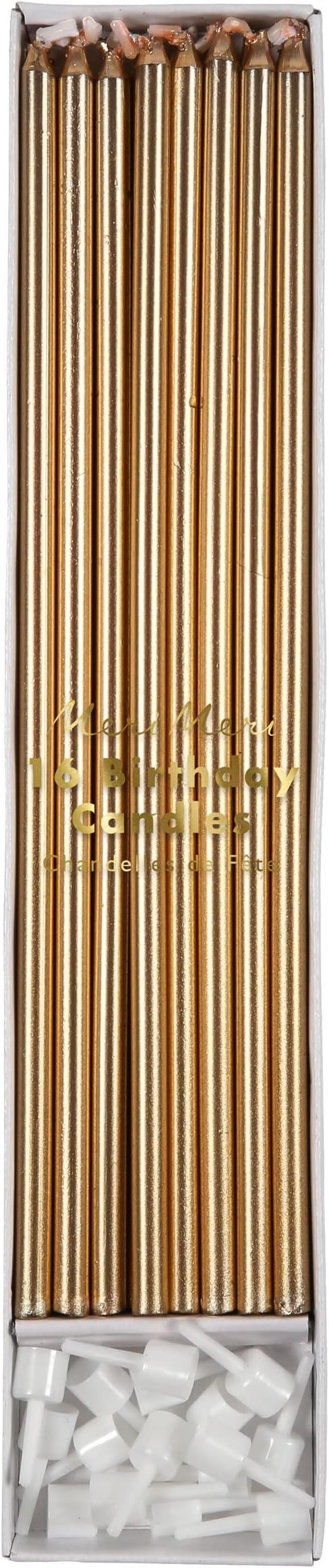 Meri Meri Gold Long Candles | Amazon (US)