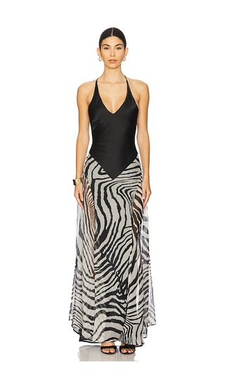 Antonella Dress in Zebra | Revolve Clothing (Global)