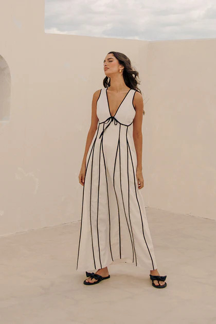 Maylin Dress - Cream | Sabo Skirt US