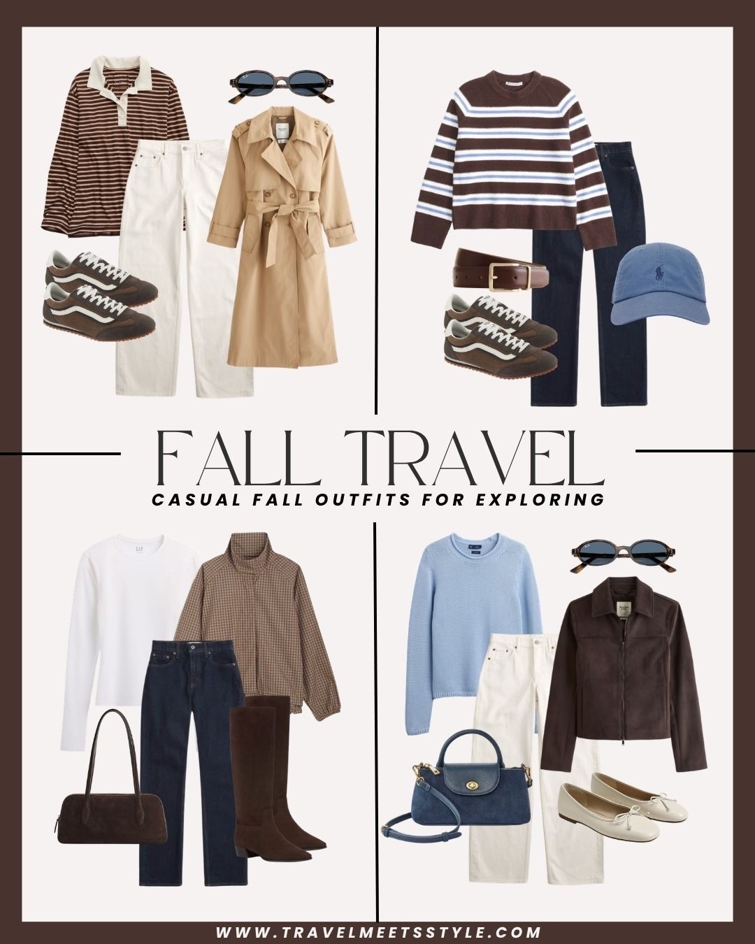 Sharing casual fall outfits + the ultimate fall travel capsule wardrobe on travelmeetsstyle.com 🍂

#LTKTravel