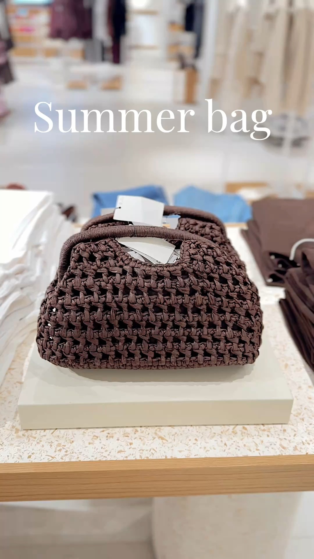 Summer bag 🤩 
summer essential 
Raffia bag, woven bag, handbag