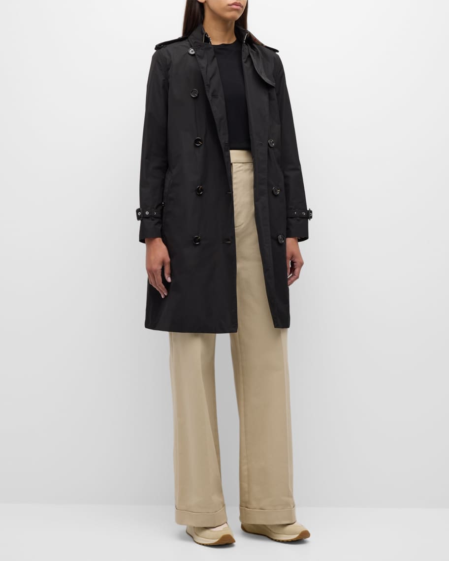 Kensington Double-Breasted Trench Coat | Neiman Marcus