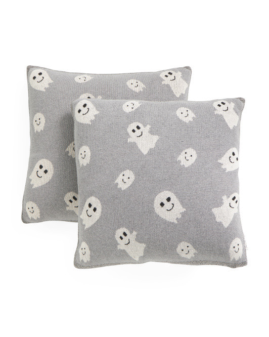 18x18 2pk  Ghosts Pillow Set | TJ Maxx