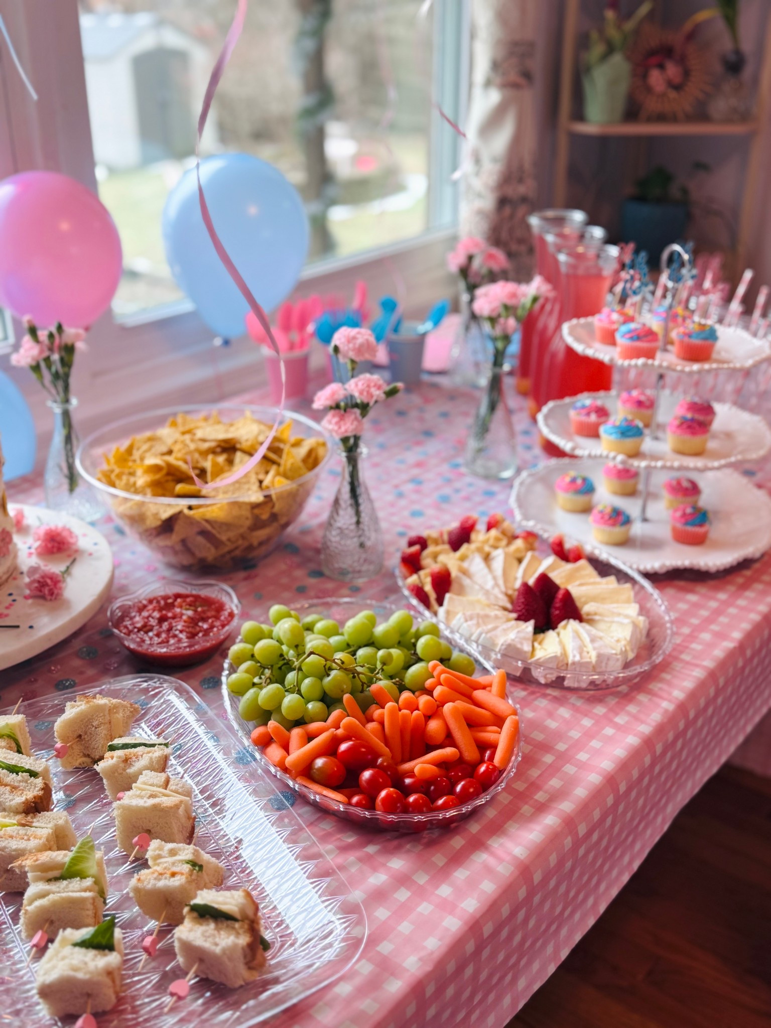 🎉✨a dreamy pink & blue baby shower spread! 💖💙 #babyshower #hosting #appetizertable

#LTKHome