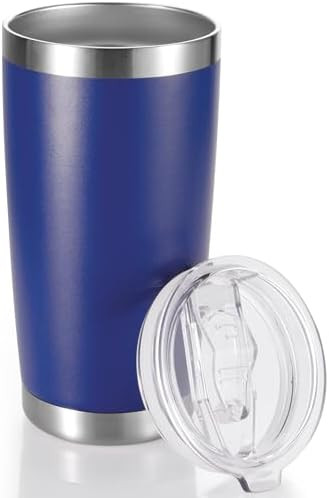 20 oz Tumbler Stainless Steel Tumblers with Lid Double Wall Vacuum Insulated Coffee Mug 20oz Powd... | Amazon (US)