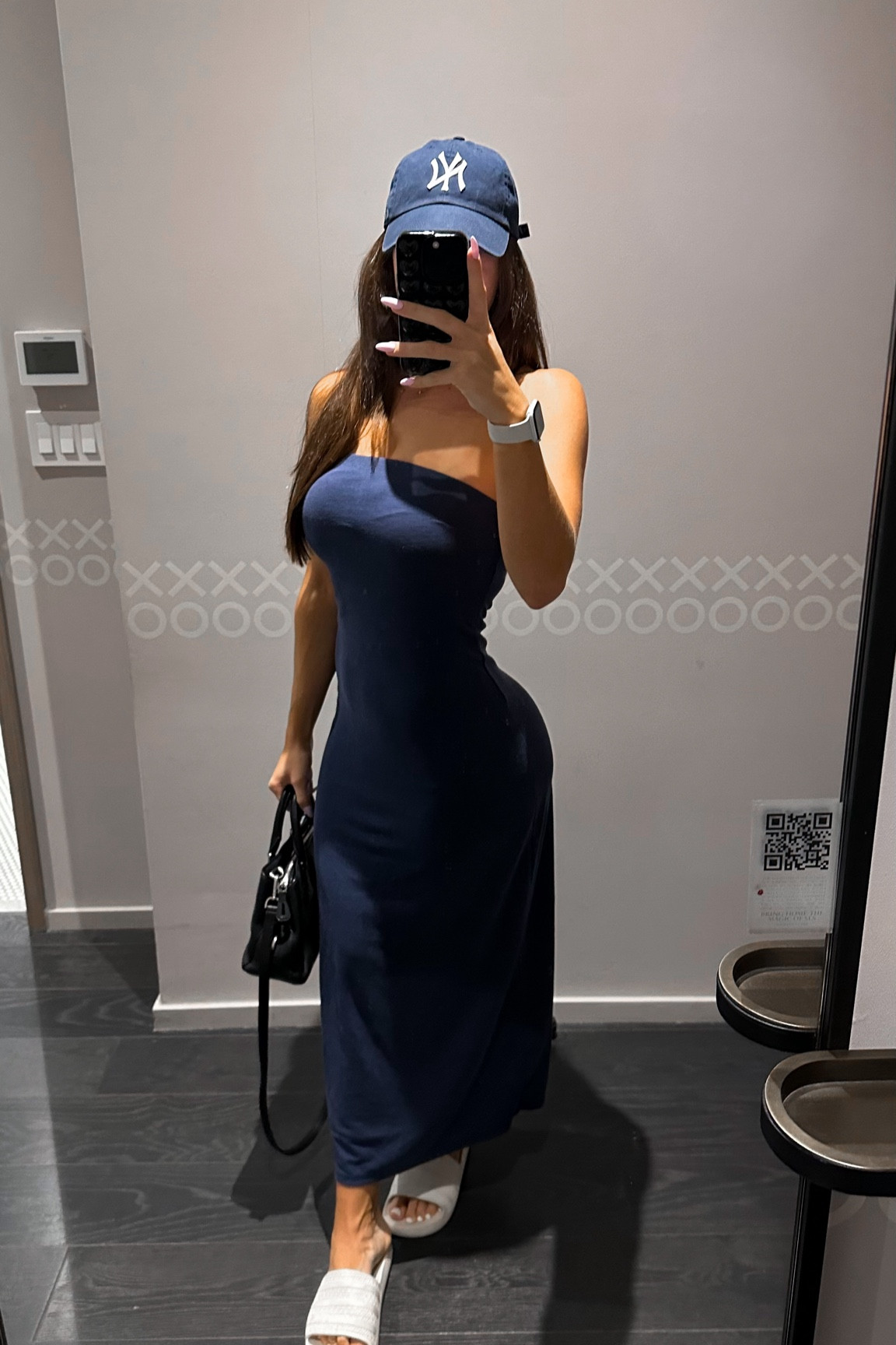 Blue tube maxi dress💙