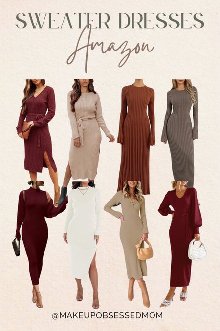 Get cozy and stylish with Amazon's cute sweater dresses! Check out the comfy and trendy choices to upgrade your winter wardrobe.
#transitionallook #winterfashion #midlifestyle #petitestyle

#LTKstyletip #LTKSeasonal