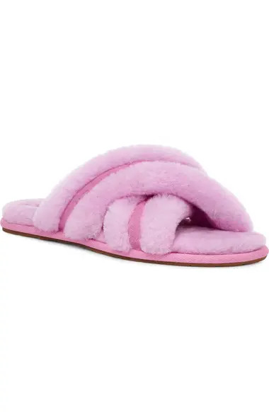 UGG® Scuffita Genuine Shearling Slide Slipper (Women) | Nordstrom