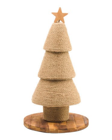 26in Round Christmas Tree Cat Scratcher | Marshalls