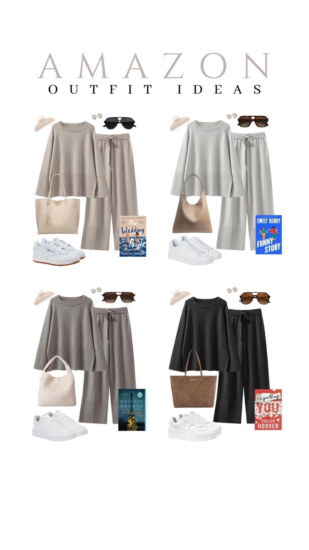 Five simple ideas to make your cozy two piece set look extra cute!
hair claw clip,book recommendation, stylish sunglasses, matching style, beauty finds, affordable fashion, trendy look, viral products, casual outfit idea, fall style, how to style, ways to style, fall look, amazon fashion, affordable style

#LTKSeasonal #LTKU #LTKFindsUnder50