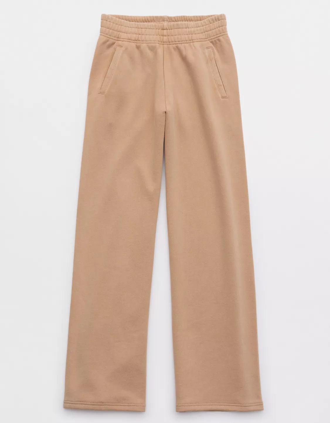 OFFLINE By Aerie Throw-Back Fleece Wide Leg Pant | Aerie