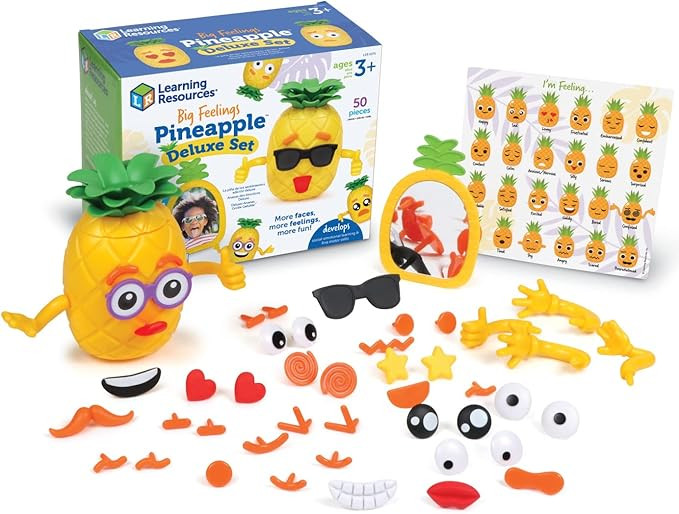 Learning Resources Big Feelings Pineapple Deluxe Set, Social Emotional Toys for Toddlers, Sensory... | Amazon (US)