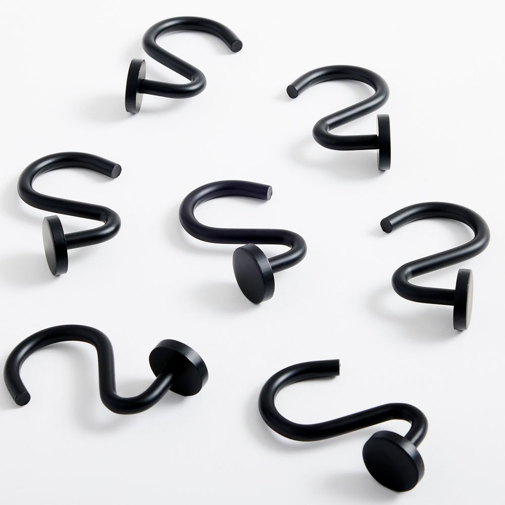 Modern Shower Curtain Rings (Set of 12) | West Elm (US)