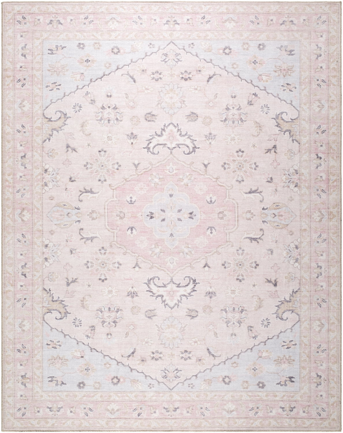 My Texas House Back to Campus Mia 7'10" x 10' Washable Area Rug | Walmart (US)