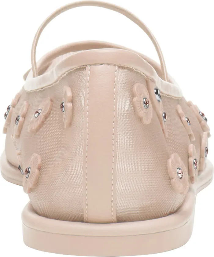 COACH Emilia Tea Rose Mesh Mary Jane Flat (Women) | Nordstrom | Nordstrom