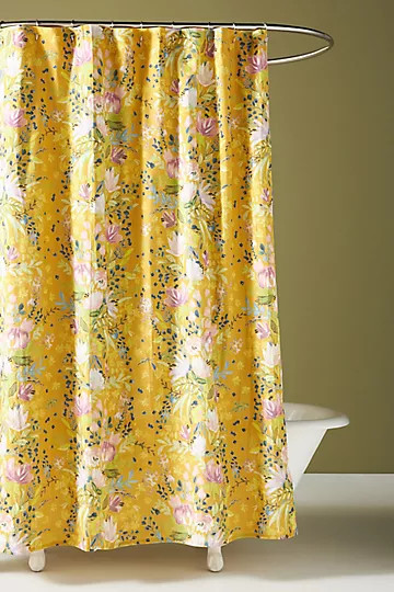 Peonia Shower Curtain | Anthropologie (US)
