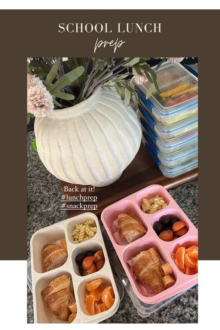 School lunch prep— all the containers, be to boxes, thermos containers and snack containers I use for the week for my kids 

#LTKSeasonal #LTKhome #LTKfindsunder50