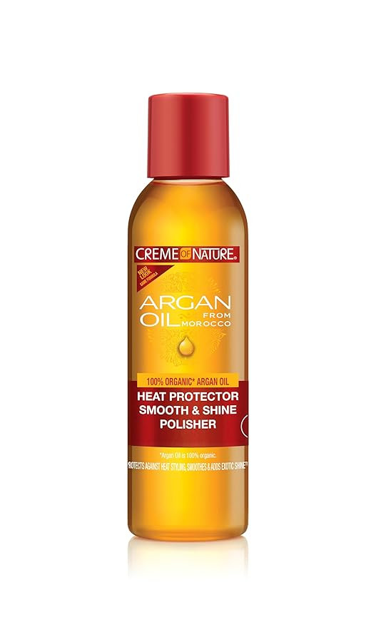 Creme of Nature Heat Protector Smooth & Shine Polisher, Smooths Hair, Protects Up to 450°F, Infu... | Amazon (US)