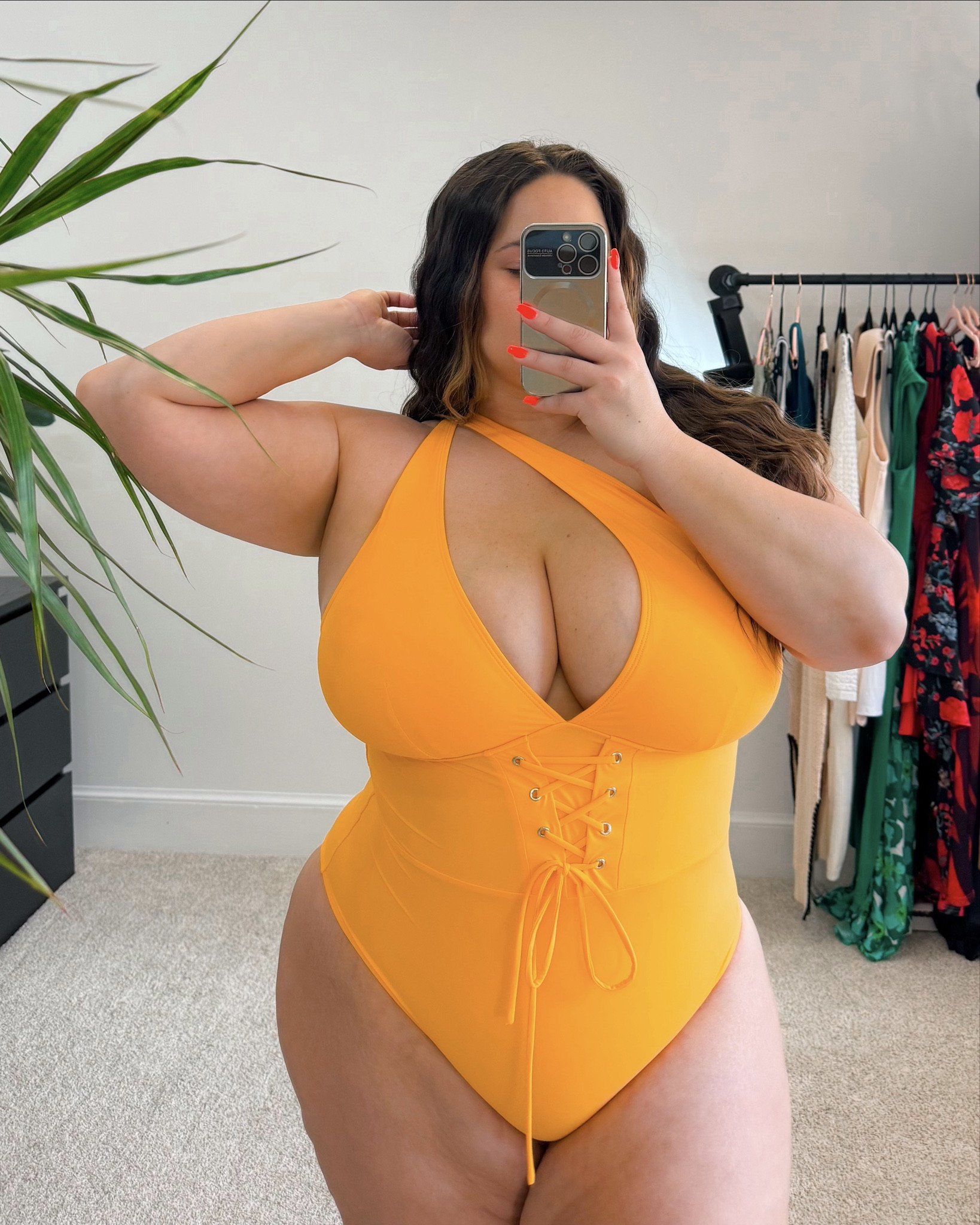 Swimsuit with built in Shapewear.

3 ways to wear

Size 14-16 / 38J 
Wearing an XXL 

#shapewear #swimsuit #flatteringswim #tummycontrol #summer #styleinspo 

#LTKPlusSize #LTKSwim #LTKStyleTip