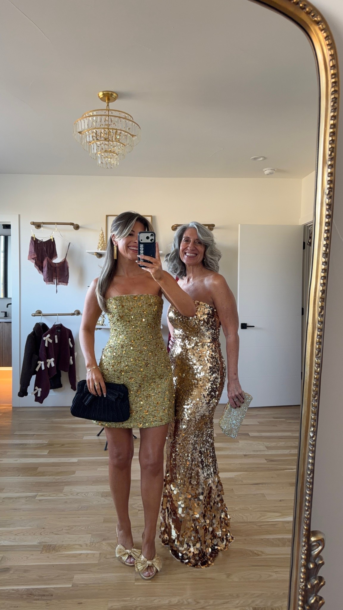 Mom and me wedding guest and formal event dresses for any age good sequin mini and maxi event dresses 

Saks code: freeship
Vici code: emerson30
Electric picks code: emerson20

Wearing my usual small/2 
Mom wears a medium/6

Wedding guest
Formal event
Black tie
Mother of the bride
Holiday event
Winter party
New years
Special occasion
Sequin

#LTKSeasonal #LTKHoliday #LTKWedding