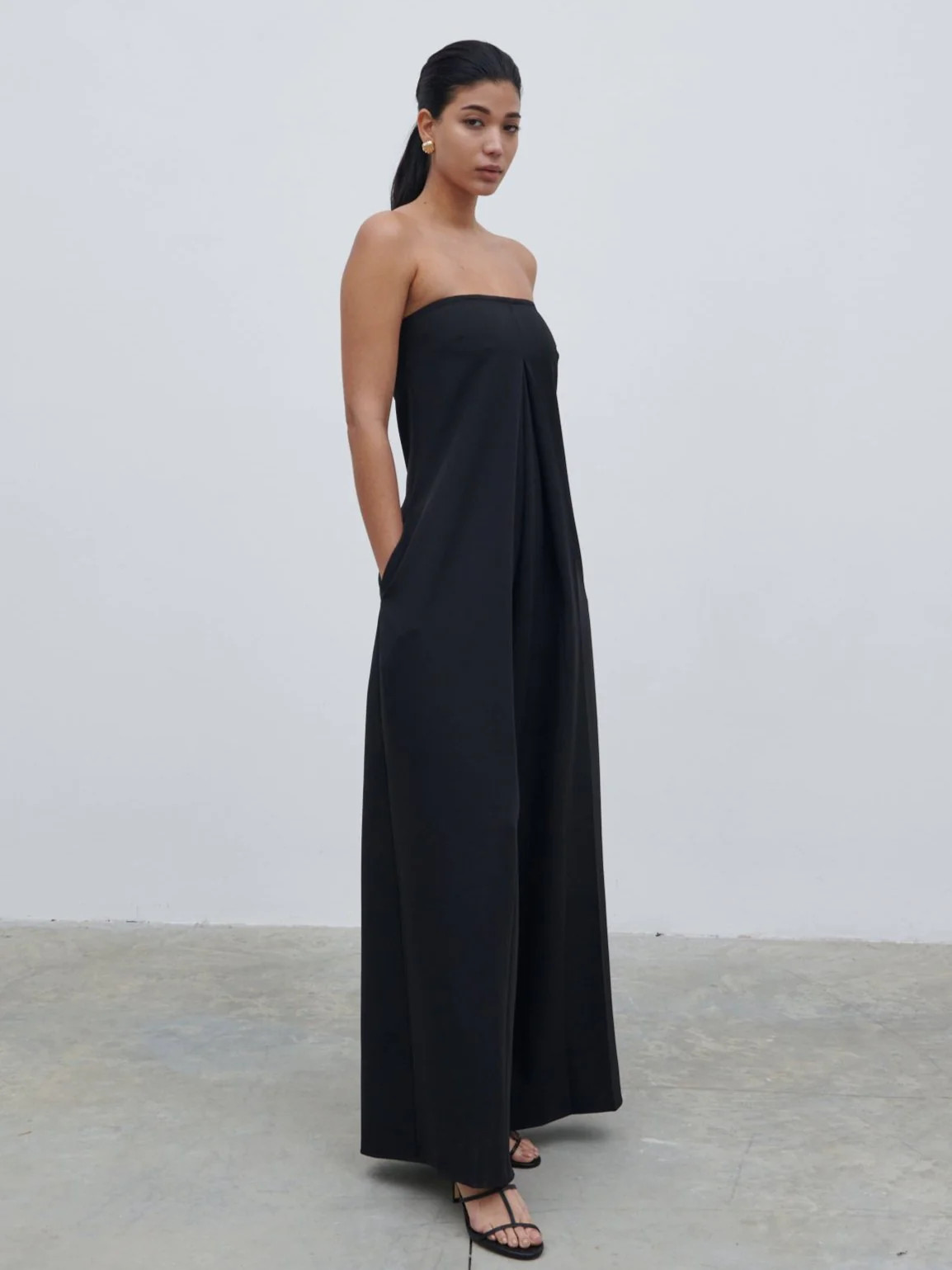 Jaden Bandeau Wide Leg Jumpsuit | Pretty Lavish (UK)