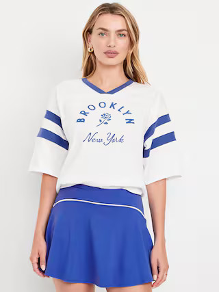 Heavyweight Football-Style Graphic T-Shirt | Old Navy (US)