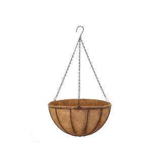 OGETFUUR Hanging Baskets Planter for Plants, 4 Pack 14 in. Metal Baskets with Coco Coir Liner, fo... | The Home Depot