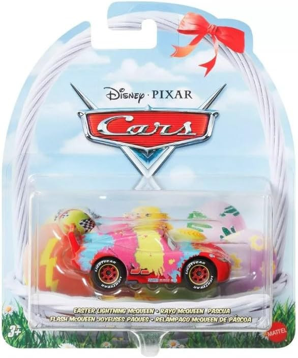 Disney Cars Easter Collection Easter Lightning McQueen 1:55 Scale Diecast Vehicle | Amazon (US)