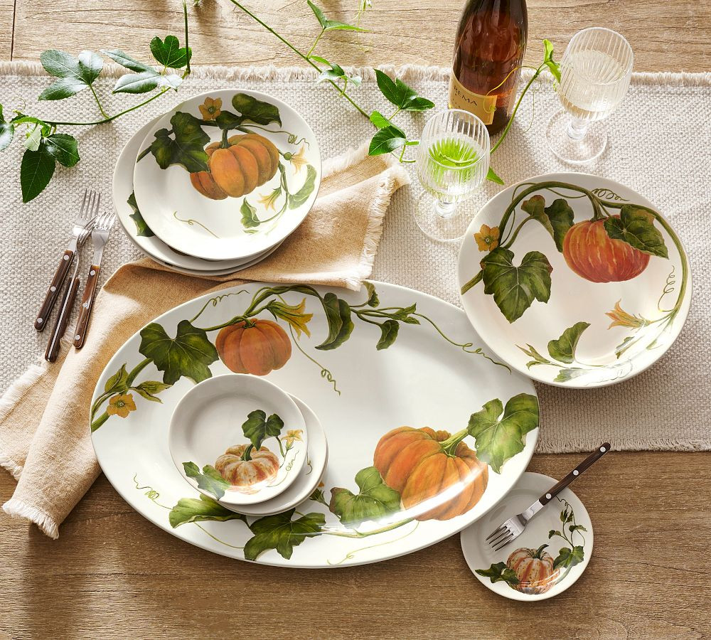 Rustic Pumpkin Dinnerware Collection | Pottery Barn (US)