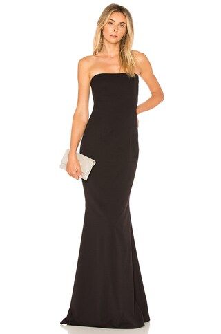 Katie May Mary Kate Gown in Black from Revolve.com | Revolve Clothing (Global)