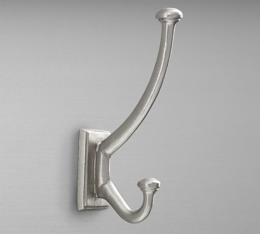 Pitted Metal Wall Hook | Pottery Barn (US)
