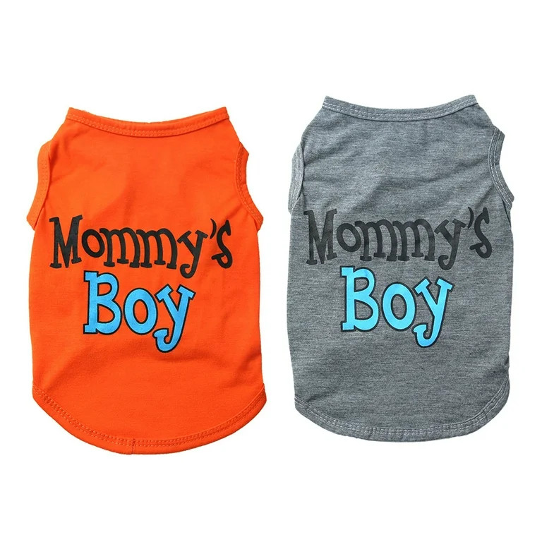 SPRING PARK Tops Letter Printing Dog Vest Puppy Vest Pet Clothing Puppies Clothes for Small Dogs ... | Walmart (US)