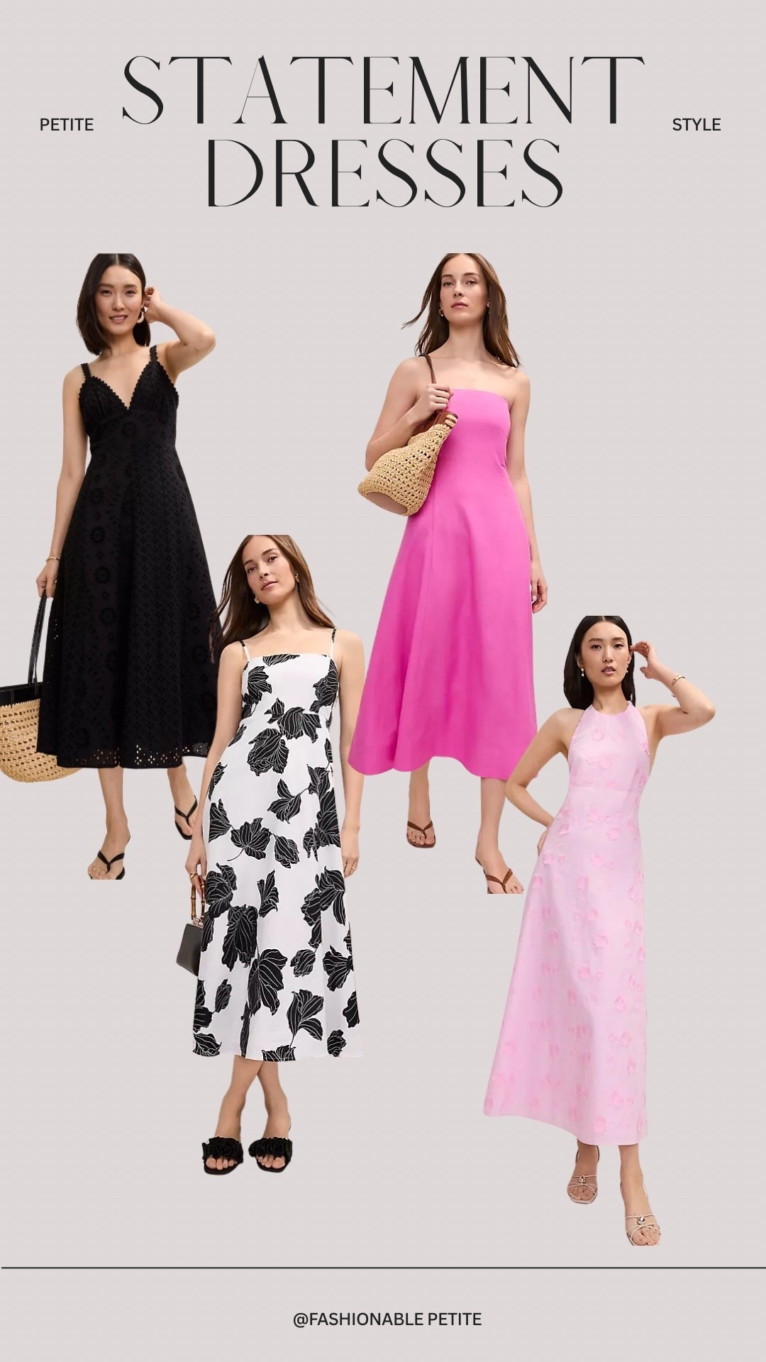 Statement dresses for a summer party or wedding! Petite friendly dress ideas for summer. 

Petite dresses, wedding guest dress, wedding outfit, summer dresses, women’s dresses, Ann Taylor

#LTKPetite #LTKSaleAlert