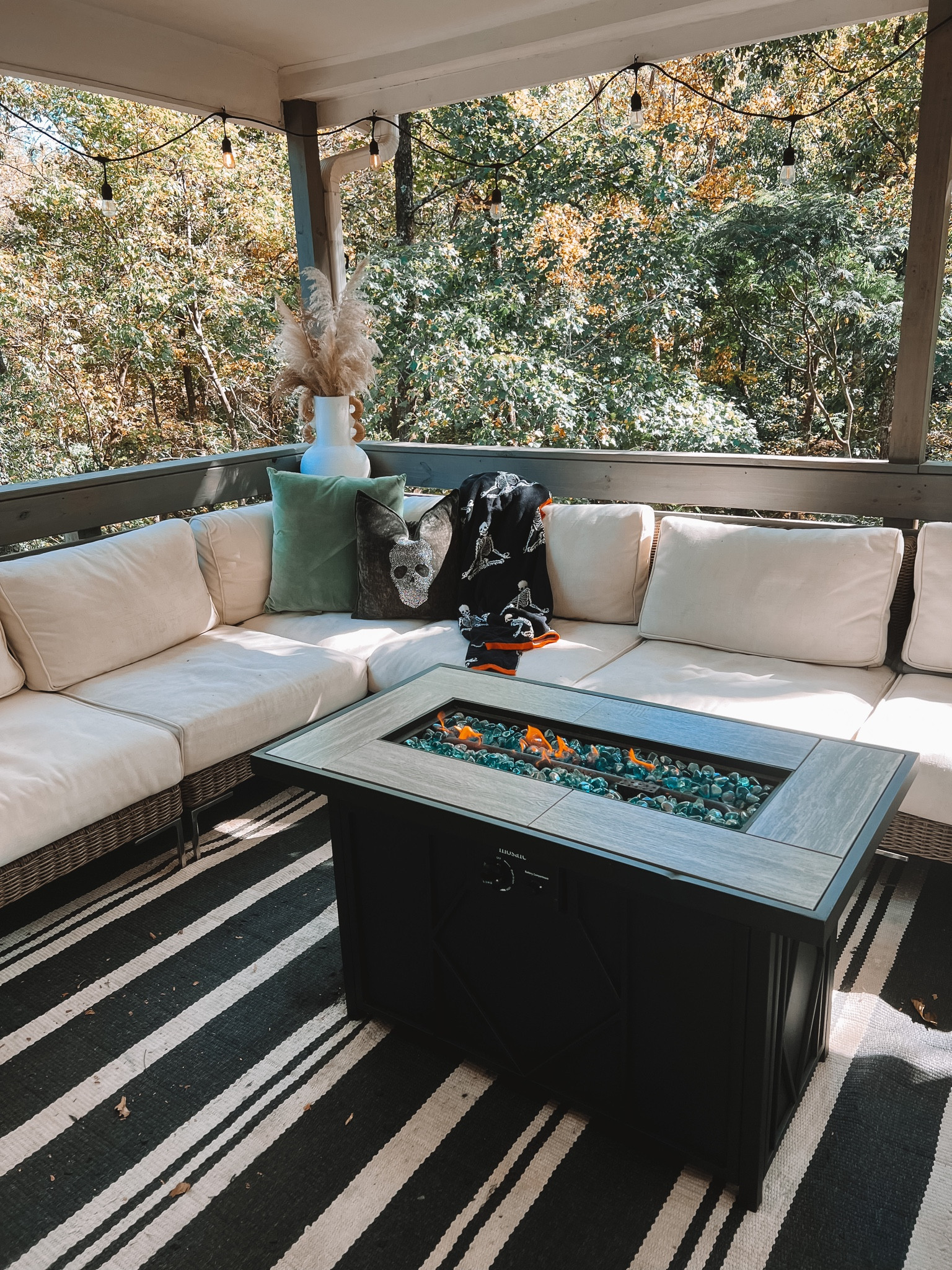 October is my favorite month to decorate & this propane fire pit is my favorite addition to our home 🧡🍂 budget friendly, stylish & always a crowd favorite 

#LTKhome #LTKparties #LTKHalloween