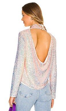 ASTR the Label Lia Top in Iridescent Pink from Revolve.com | Revolve Clothing (Global)