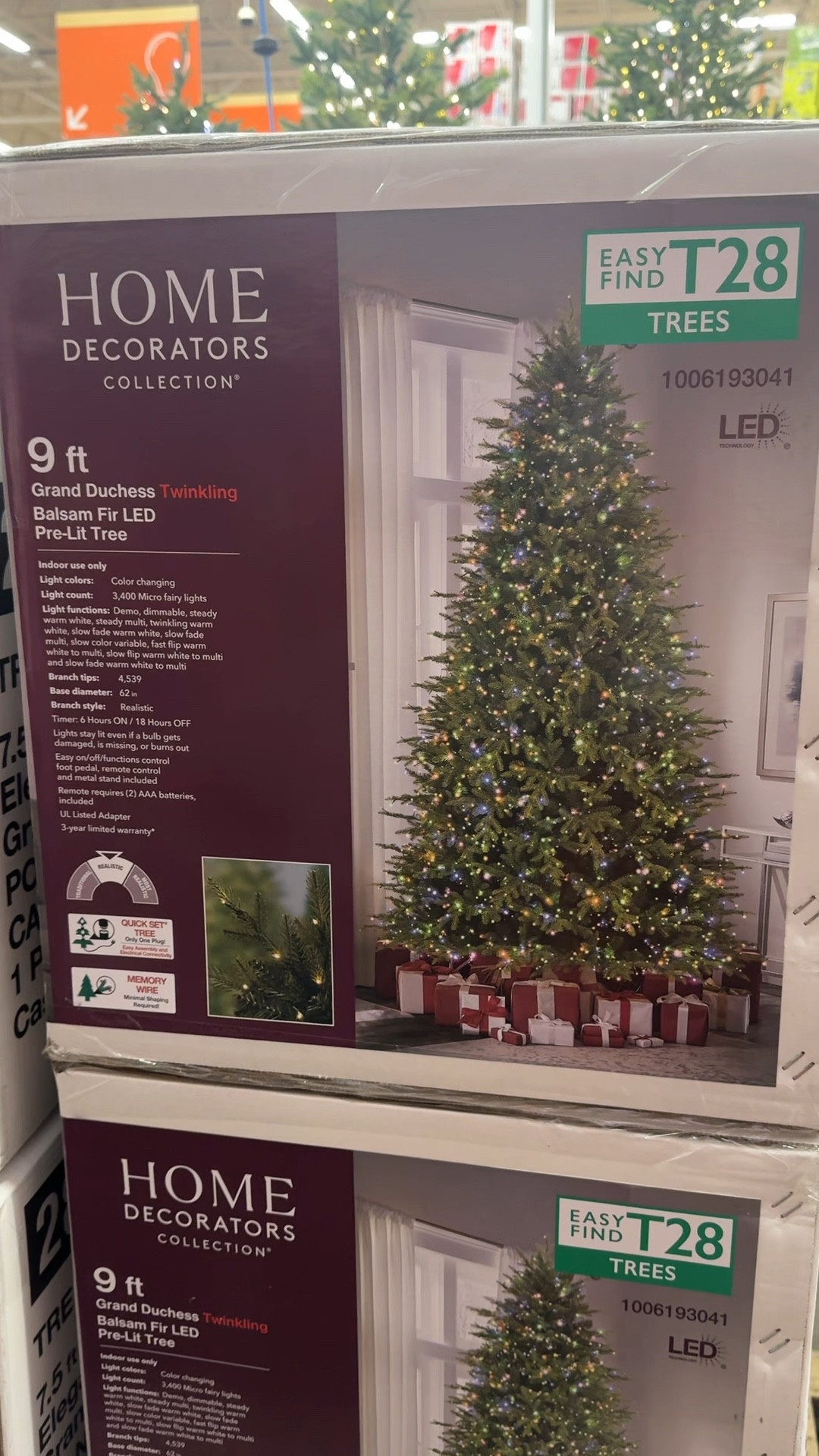 trees are out at Home Depot! including the viral Christmas tree. in stock at my local store. my absolute favorite purchase last year 

#LTKSeasonal #LTKHome