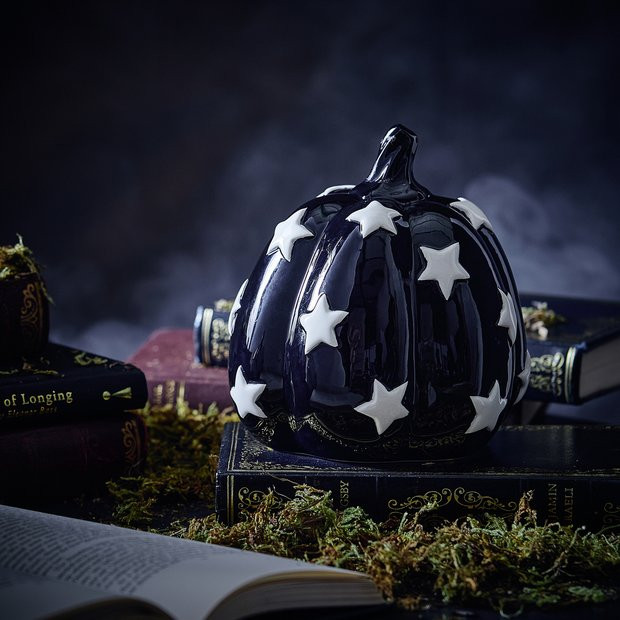 Buy Argos Home Ceramic Pumpkin with Stars Halloween Decoration | Halloween decorations | Argos | argos.co.uk