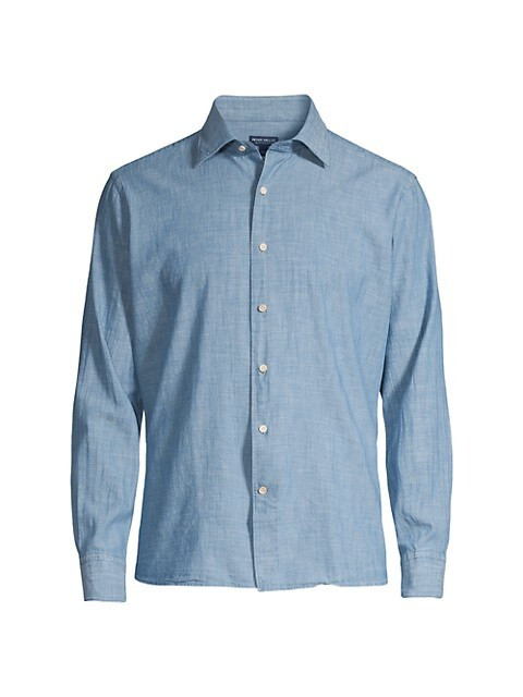 Peter Millar Crafted Japanese Selvedge Sport Shirt | Saks Fifth Avenue