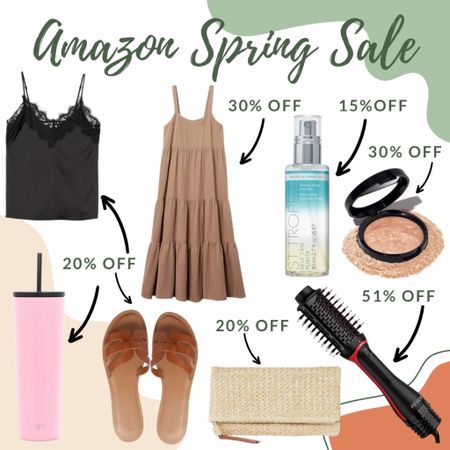 Don’t miss out on these spring sale items over on Amazon!

Ltkfindsunder50 / ltkfindsunder100 / LTKhome / LTKbeauty / LTKshoecrush / LTKitbag / Amazon / Amazon spring sale / Amazon big spring sale / Amazon sale / Amazon sale alert / sale / sale alert / Amazon style / Amazon finds / spring dress / spring dresses / beauty tools / hot tools / hair accessories / hair tools / clutch bag / clutch handbag / simply modern tumbler / brown sandals / sandals / spring shoes / spring sandals / Easter / Easter sandals / Easter outfit / Easter outfits / self tanner / self tanning / st tropez / st tropez self tanner / Laura gellar / makeup / highlighter / beauty 

#LTKstyletip #LTKsalealert #LTKSeasonal