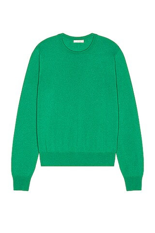 The Row Benji Crewneck in Green | FWRD 