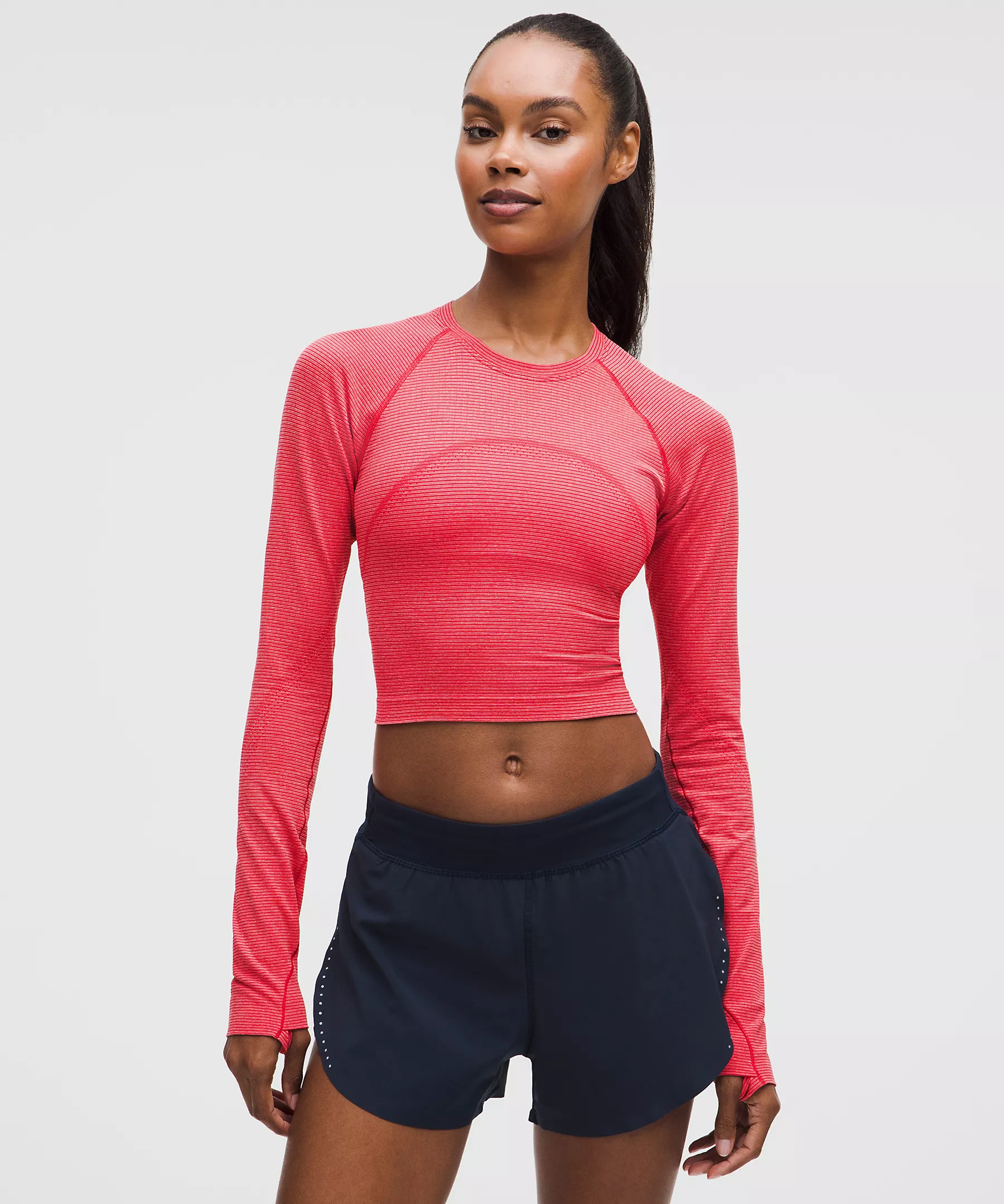 Swiftly Tech Cropped Long-Sleeve Shirt 2.0 | Lululemon (US)