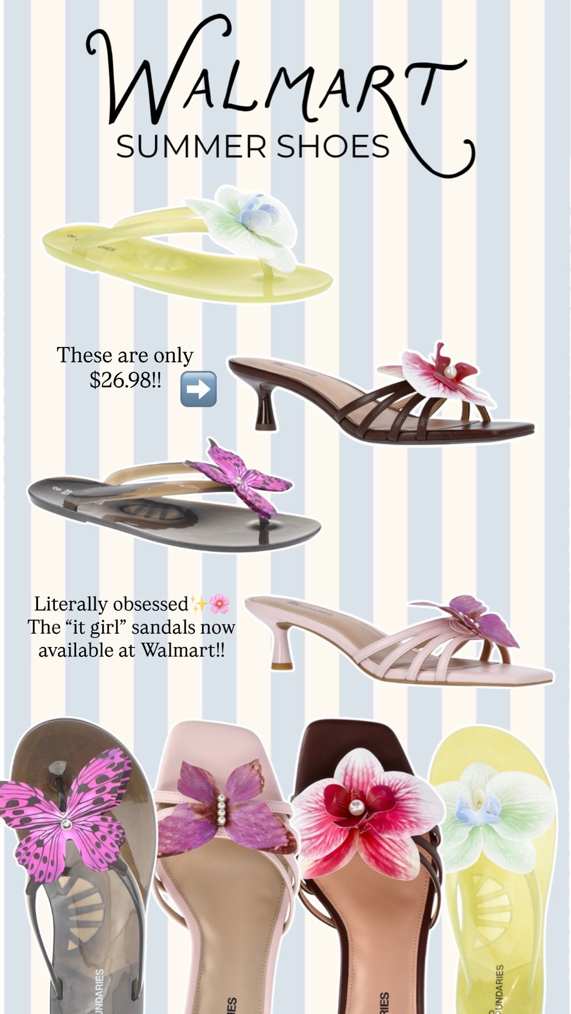 These Walmart summer sandals are a must!!🌸✨🫶🏼

#LTKootd #LTKSwim #LTKmomlife