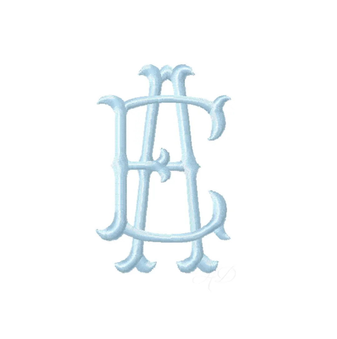 3 Sizes 2.5", 3", 3.5" Kendall Satin Stitch Fishtail Embroidery Machine Font Instant Download Her... | Etsy (US)