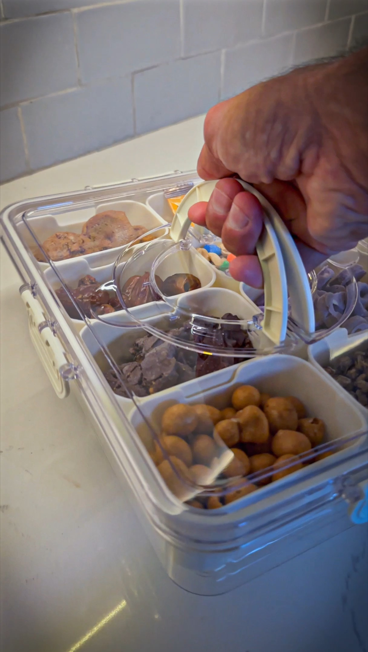 Organization makes everything just that much easier, that much more enjoyable… I’m loving this portable, refillable, serving tray perfect for games in the living room or trips to the beach and so much in between. This caddy with 8 compartments, it’s truly an incredibly affordable storage hack. This tray and many other storage options all right here!- 

#LTKFindsUnder50 #LTKHome #LTKVideo